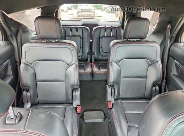 1FM5K8GT0KGA85300 2019 FORD EXPLORER Black Вид задніх сидінь
