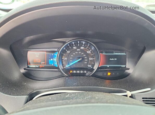 1FM5K8GT0KGA85300 2019 FORD EXPLORER Black Вид щитка приладів