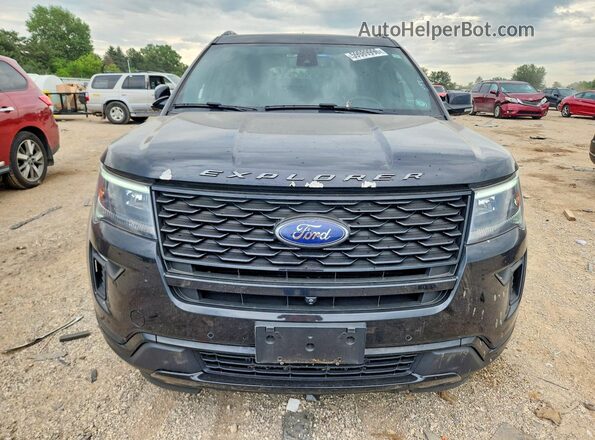 1FM5K8GT0KGA85300 2019 FORD EXPLORER Black Вид спереду