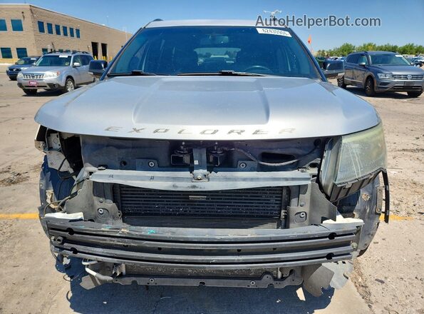 1FM5K8GT1HGA59748 2017 FORD EXPLORER Серебряный Вид спереди