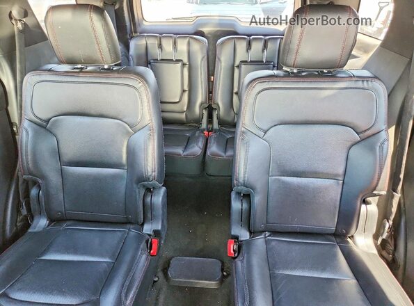 1FM5K8GT1HGA59748 2017 FORD EXPLORER Серебряный Вид задних сидений