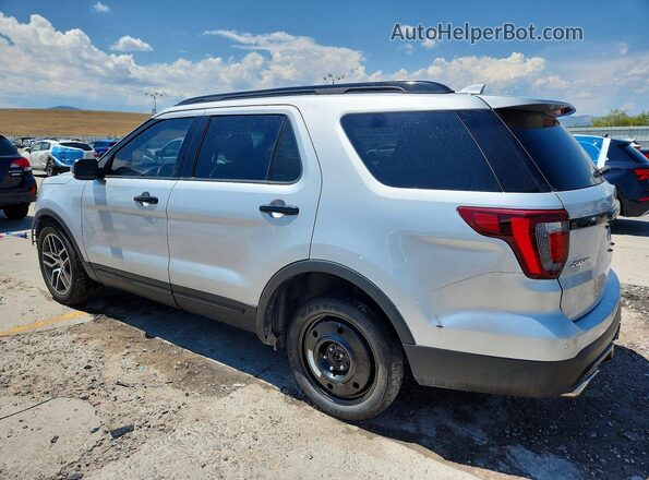 1FM5K8GT1HGA59748 2017 FORD EXPLORER Серебряный Задняя левая четверть