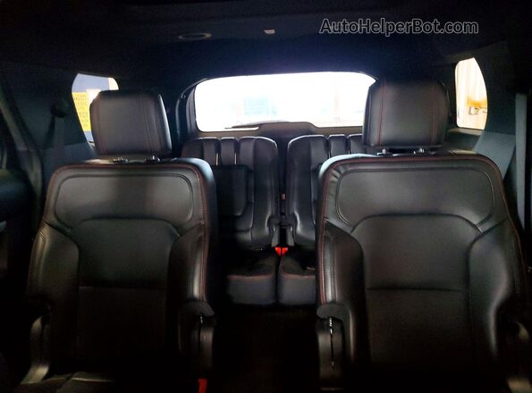 1FM5K8GT1JGC24686 2018 FORD EXPLORER Синий Вид задних сидений