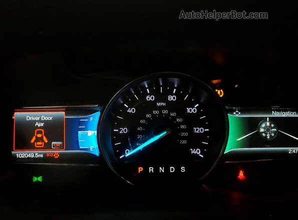 1FM5K8GT1JGC24686 2018 FORD EXPLORER Синий Вид щитка приборов