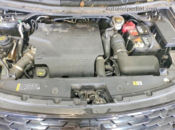 1FM5K8GT1JGC24686 2018 FORD EXPLORER Синий Вид подкапотного пространства