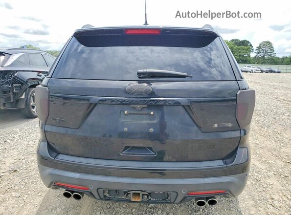 1FM5K8GT1JGC47434 2018 FORD EXPLORER Black Vista trasera