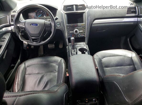 1FM5K8GT1JGC47434 2018 FORD EXPLORER Black Vista del salpicadero