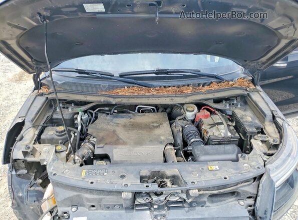 1FM5K8GT1JGC47434 2018 FORD EXPLORER Black Vista del compartimento del motor