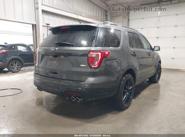 1FM5K8GT1KGA10508 2019 FORD EXPLORER Gray უკანა მარჯვენა