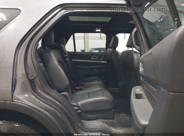 1FM5K8GT1KGA10508 2019 FORD EXPLORER Gray VIN კოდის სტიკერის ხედი