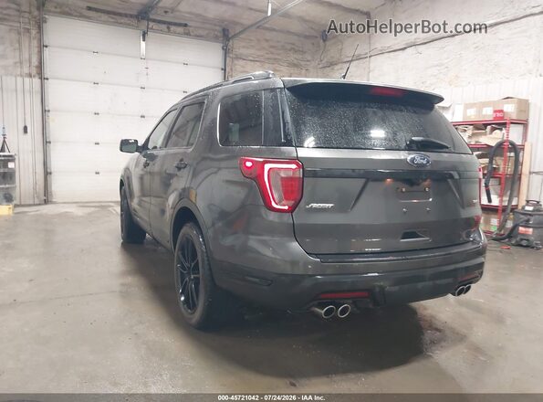 1FM5K8GT1KGA10508 2019 FORD EXPLORER Gray უკანა მარცხენა