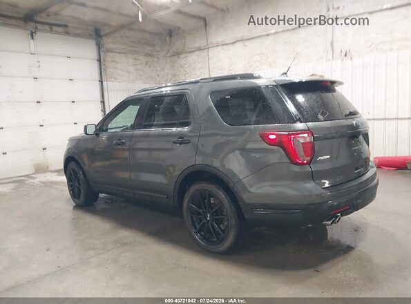 1FM5K8GT1KGA10508 2019 FORD EXPLORER Gray სალონის 360-გრადუსიანი ხედი