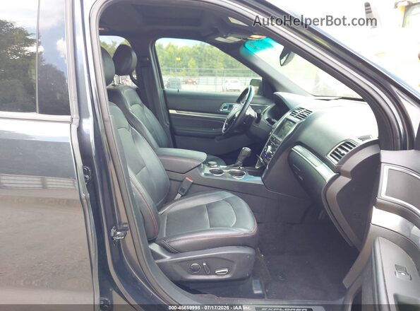 1FM5K8GT2HGA45793 2017 FORD EXPLORER Black Front interior view
