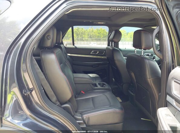 1FM5K8GT2HGA45793 2017 FORD EXPLORER Black VIN sticker view