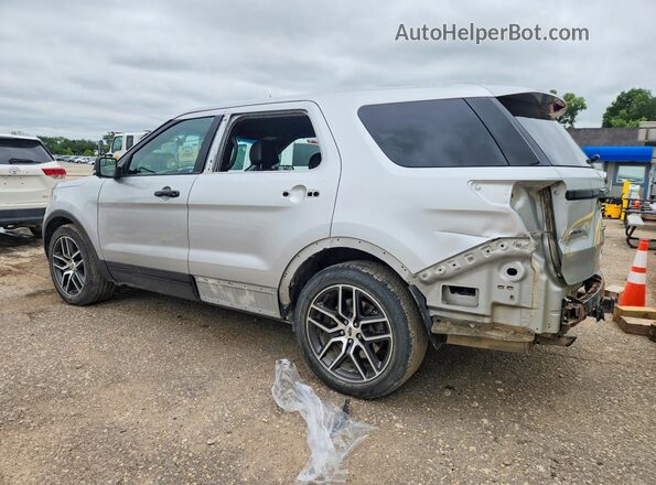 1FM5K8GT2HGC54628 2017 FORD EXPLORER Silver Задня ліва чверть