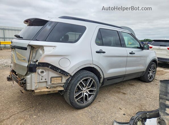 1FM5K8GT2HGC54628 2017 FORD EXPLORER Silver Задня права чверть