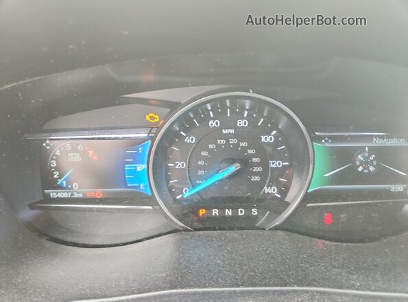 1FM5K8GT2HGD23415 2017 FORD EXPLORER Black Vista del cuadro de instrumentos