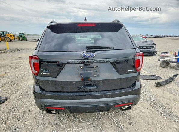 1FM5K8GT2HGD23415 2017 FORD EXPLORER Black Vista trasera