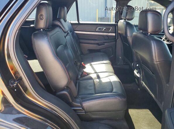 1FM5K8GT2HGD64207 2017 FORD EXPLORER Black Вид задньої частини салону