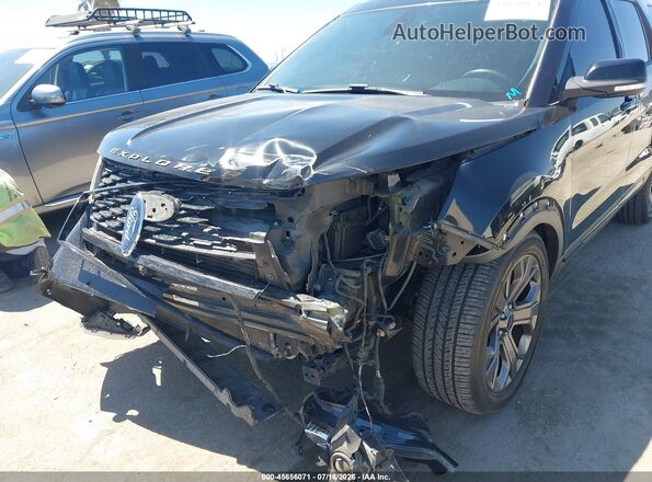 1FM5K8GT2JGA80596 2018 FORD EXPLORER Black Vista frontal