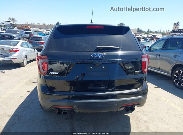 1FM5K8GT2JGA80596 2018 FORD EXPLORER Black 