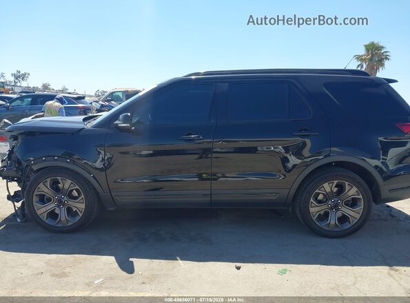 1FM5K8GT2JGA80596 2018 FORD EXPLORER Black Vista interior de 360 grados