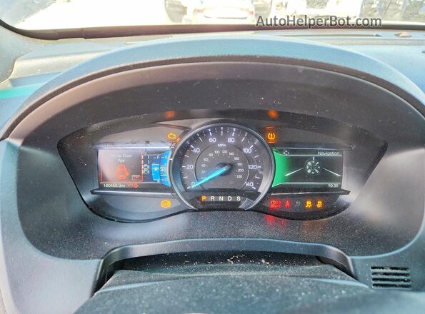 1FM5K8GT2JGC68843 2018 FORD EXPLORER Черный Вид щитка приборов