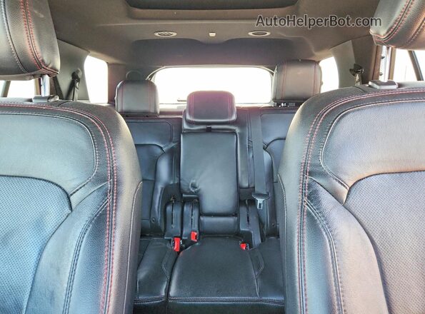 1FM5K8GT2JGC68843 2018 FORD EXPLORER Черный Вид задних сидений