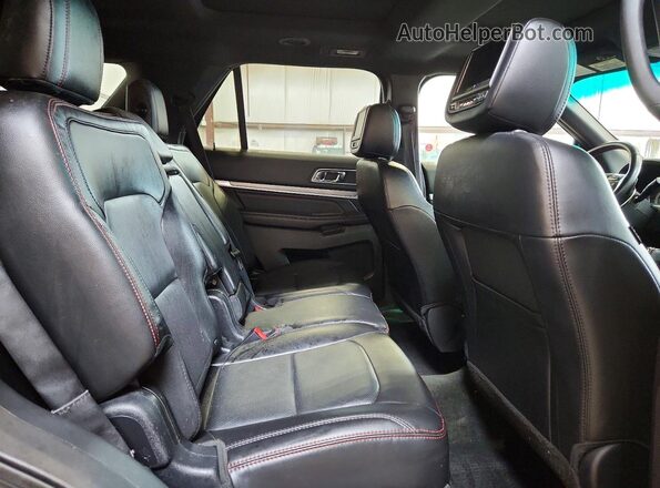 1FM5K8GT3HGA25102 2017 FORD EXPLORER Gray უკანა სალონის ხედი
