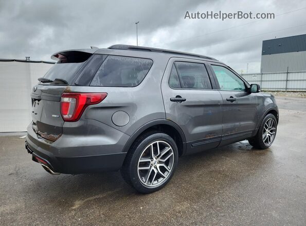 1FM5K8GT3HGA25102 2017 FORD EXPLORER Gray 