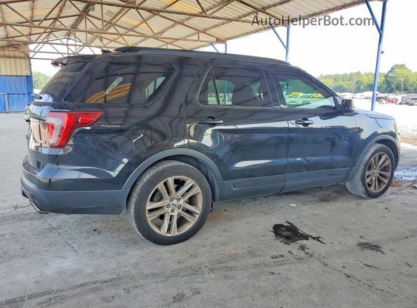 1FM5K8GT3HGC10430 2017 FORD EXPLORER Black Tył prawy