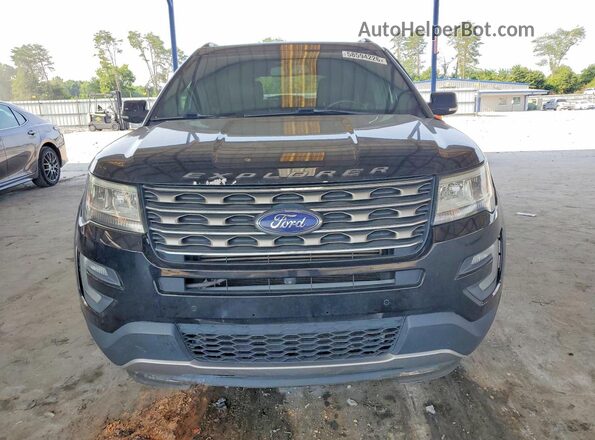 1FM5K8GT3HGC10430 2017 FORD EXPLORER Black Widok z przodu
