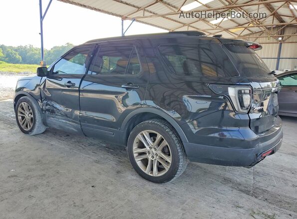 1FM5K8GT3HGC10430 2017 FORD EXPLORER Black Tył lewy