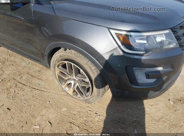 1FM5K8GT3HGD76947 2017 FORD EXPLORER Silver Vista frontal
