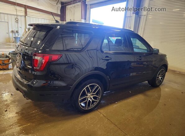 1FM5K8GT3JGA64794 2018 FORD EXPLORER Black Rear right