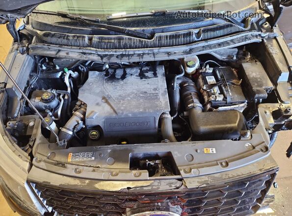 1FM5K8GT3JGA64794 2018 FORD EXPLORER Black Engine compartment view