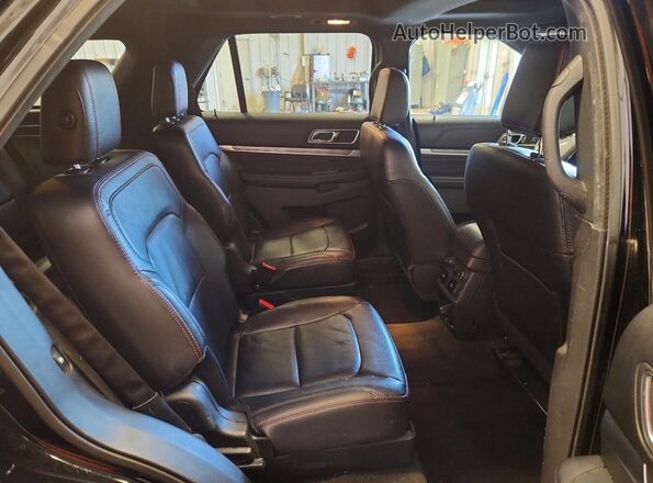1FM5K8GT3JGA64794 2018 FORD EXPLORER Black Rear interior view