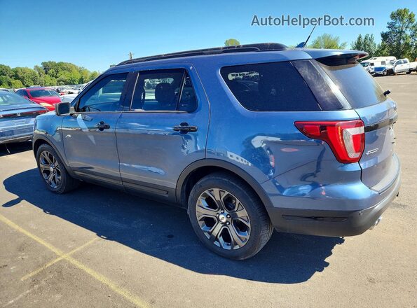 1FM5K8GT3JGA81479 2018 FORD EXPLORER Blue უკანა მარცხენა