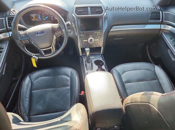 1FM5K8GT3JGA81479 2018 FORD EXPLORER Blue წინა პანელის ხედი