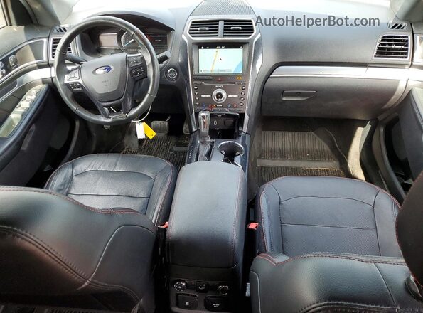 1FM5K8GT3JGC07243 2018 FORD EXPLORER Угольный Вид панели приборов