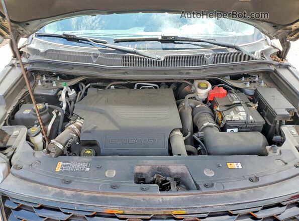 1FM5K8GT3JGC07243 2018 FORD EXPLORER Угольный Вид подкапотного пространства