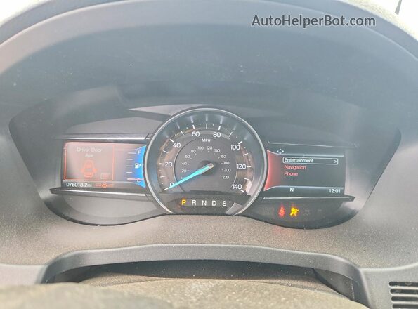 1FM5K8GT3JGC65479 2018 FORD EXPLORER Black Widok zestawu wskaźników