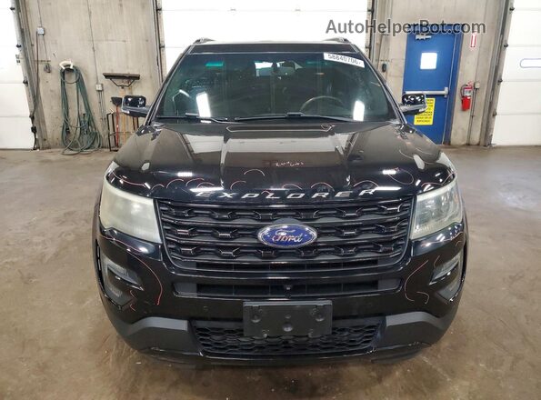 1FM5K8GT4GGA03608 2016 FORD EXPLORER Черный Вид спереди