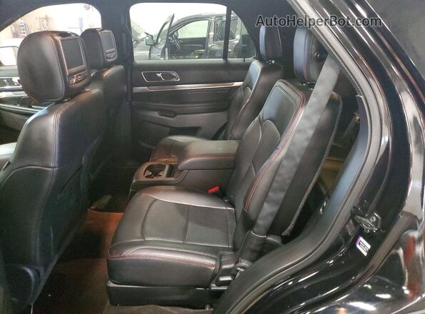 1FM5K8GT4GGA03608 2016 FORD EXPLORER Черный Вид задней части салона