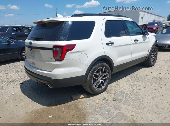 1FM5K8GT4GGA17024 2016 FORD EXPLORER White Задня права чверть