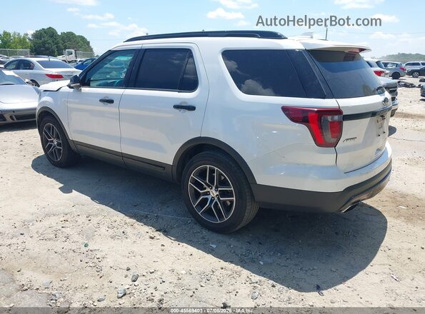 1FM5K8GT4GGA17024 2016 FORD EXPLORER White Задня ліва чверть