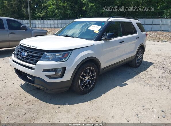 1FM5K8GT4GGA17024 2016 FORD EXPLORER White Передня ліва чверть