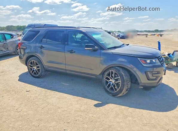 1FM5K8GT4GGA35393 2016 FORD EXPLORER Charcoal Front right
