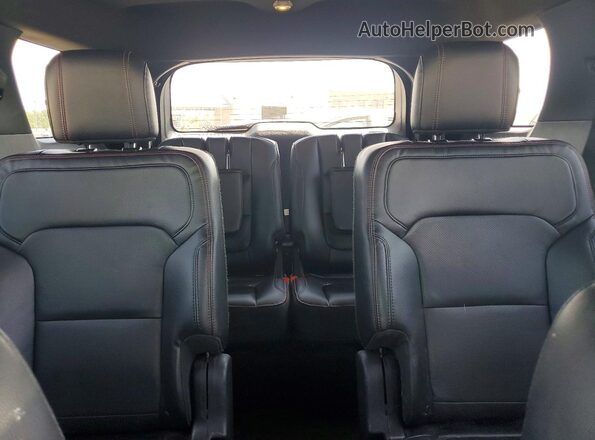 1FM5K8GT4GGA35393 2016 FORD EXPLORER Charcoal Rear seats view