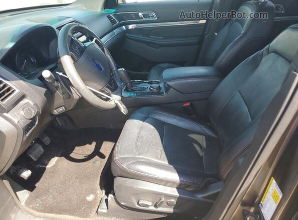 1FM5K8GT4GGA35393 2016 FORD EXPLORER Charcoal Front interior view